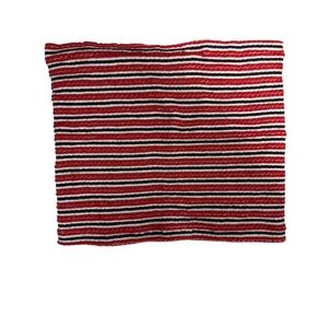 Red White Striped Tube Top Stretchy Summer Top Approx M